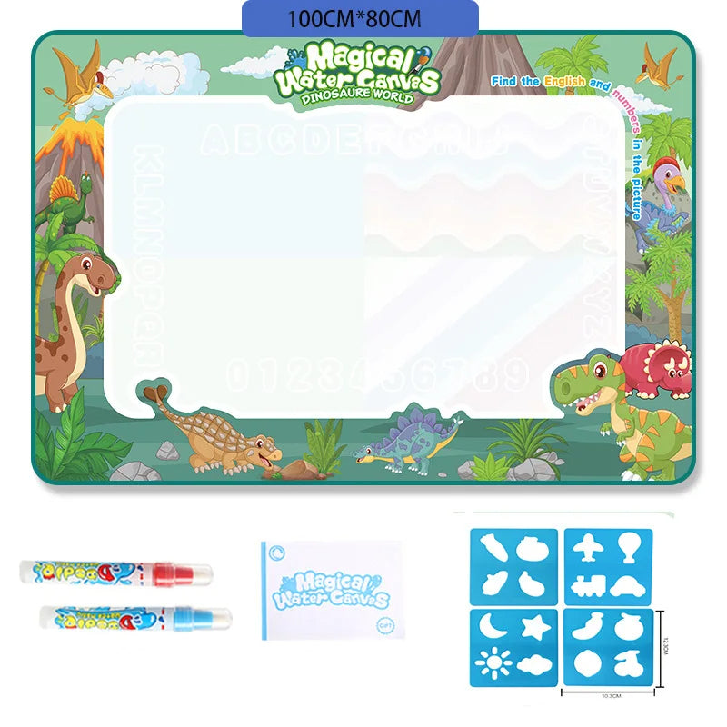 103 x 80cm Large Water Drawing Mat with Magic Pen Safe for Ages 3+