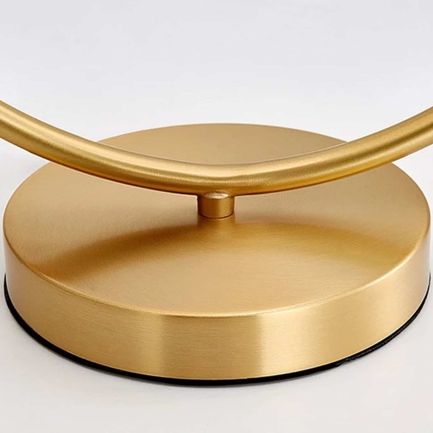 Brass LED Wall Light – Round Ring Design for Bedroom