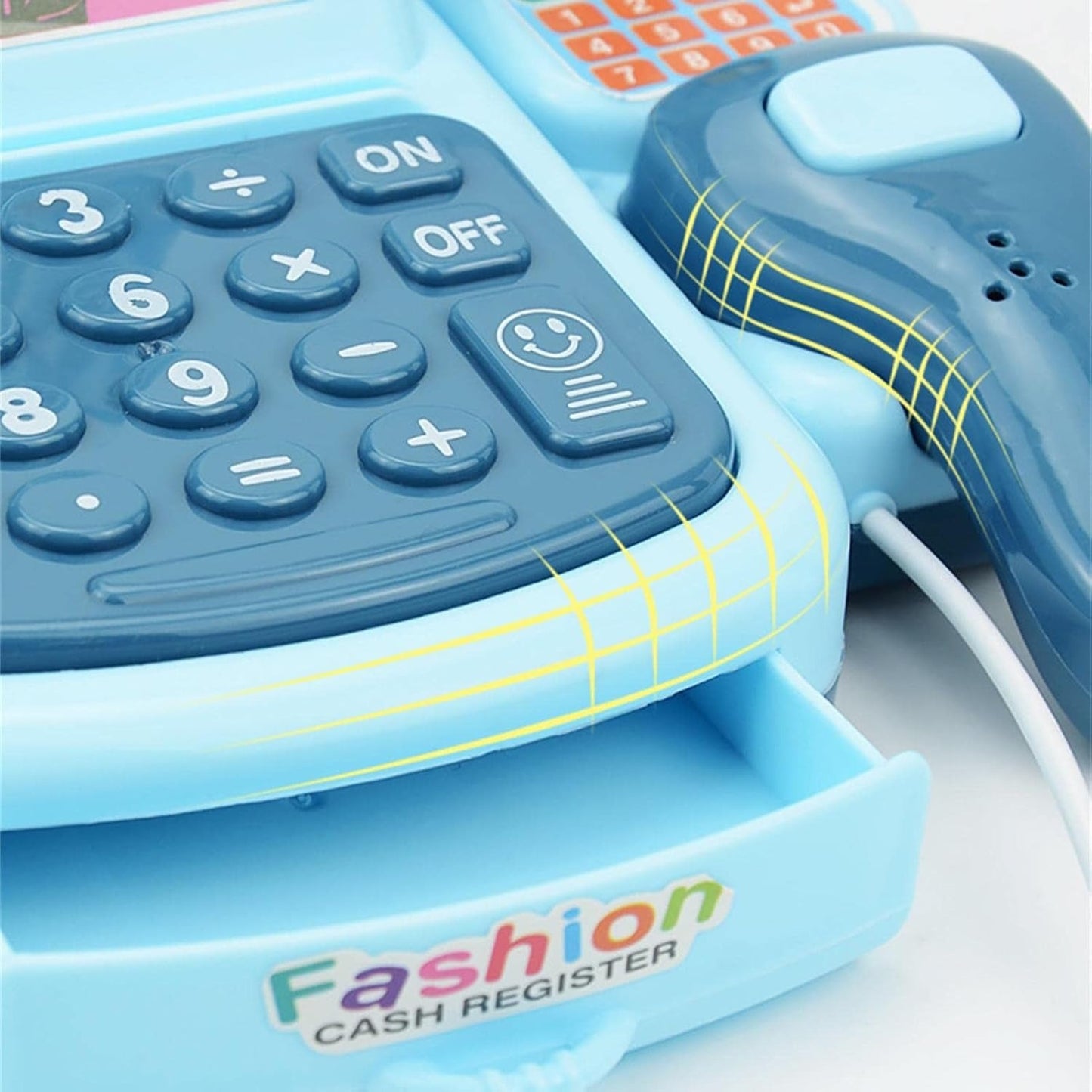 Cash Register Toy with Lights & Sounds, Electronic Gameplay, Safe for Ages 3+