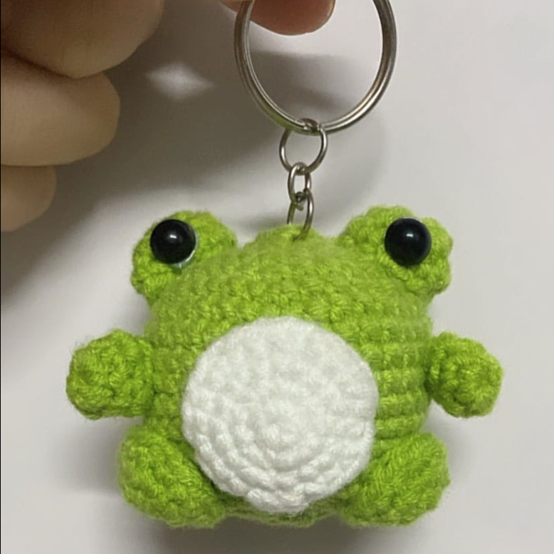 Handmade Cute and Adorable Strawberry Bear Keychain for Bags and Backpacks