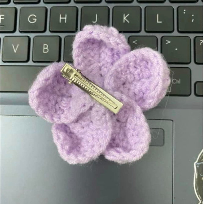 Handmade Cute Flower Hair Clip for Girls