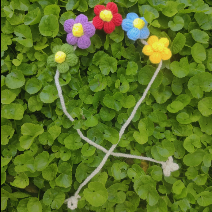 Handmade Floral Headband Bold Vibrant Fashion Accessory