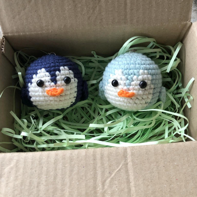Handmade Beautiful Penguin Keychain for Animal Lovers