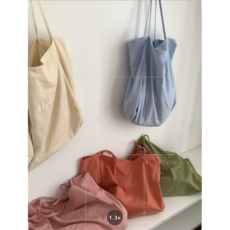 Handmade Versatile and Stylish Canvas Tote Bag with Thin Straps