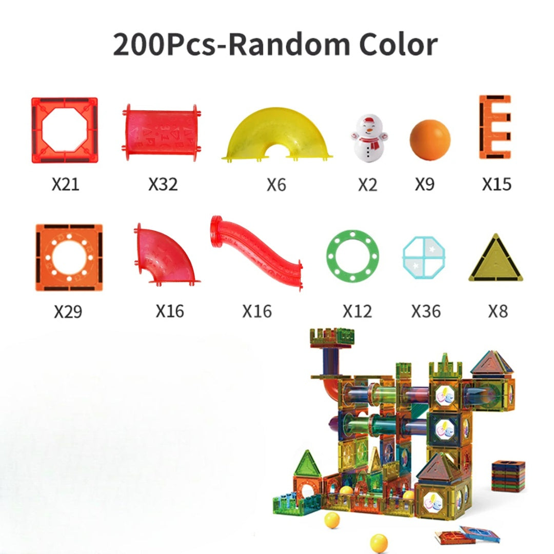 STEM Building Toy Helps Spatial Skill Development with Strong Magnetic Design, Safe for Ages 3+