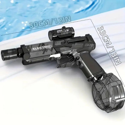 Rechargeable Electric Water Gun with Light & Sound for Ages 8+ - 26FT Range, Large Capacity