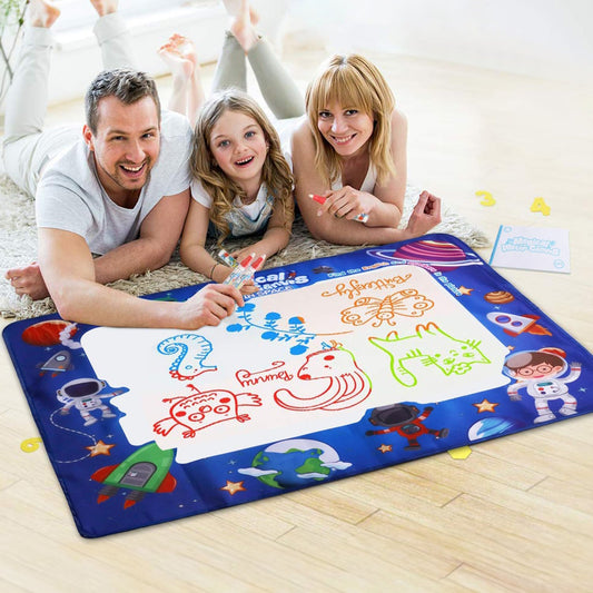100 x 80cm Large Water Drawing Mat with Magic Pen Safe for Ages 3+