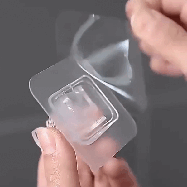 12PCS No Drill Curtain Rod Brackets – Self-Adhesive, Adjustable Design for Easy Installation & Convenient Hanging