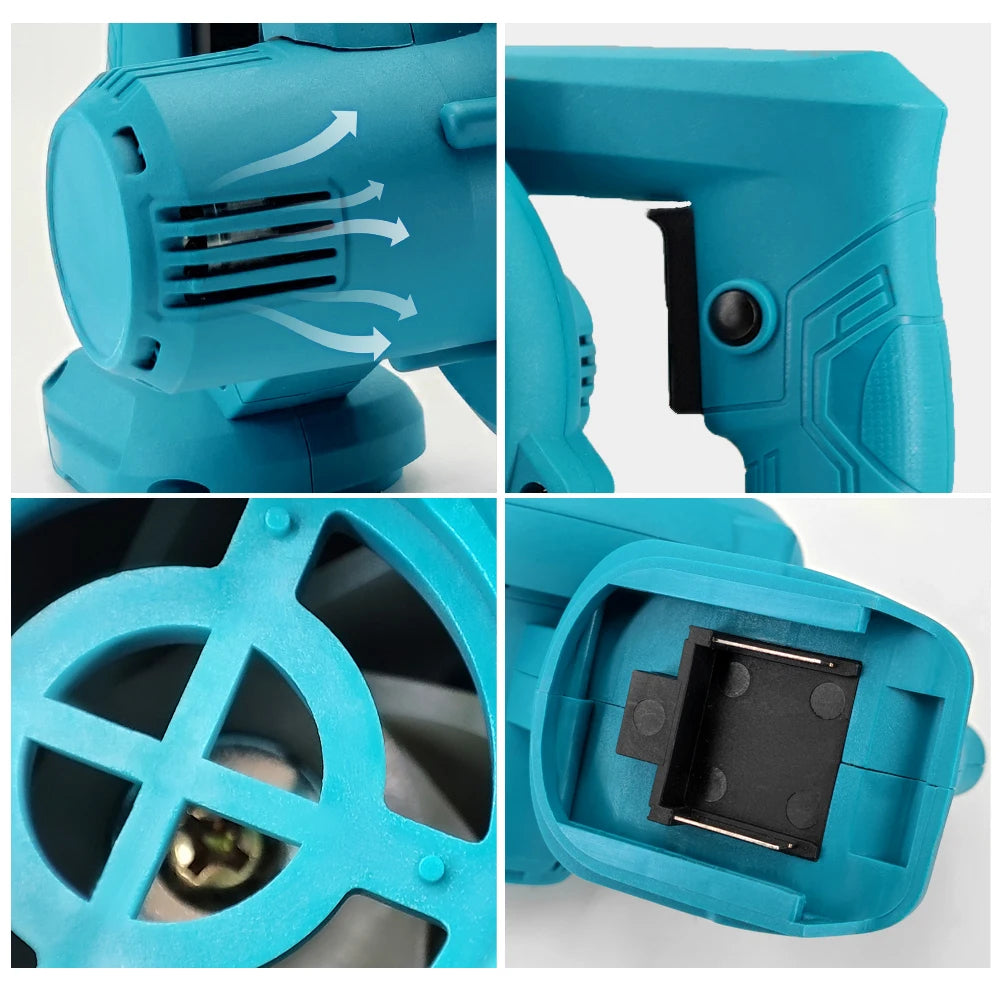 2-in-1 Cordless Leaf Blower & Vacuum – Portable Electric Garden Blower with Strong Suction for Yard Cleaning & Debris Removal