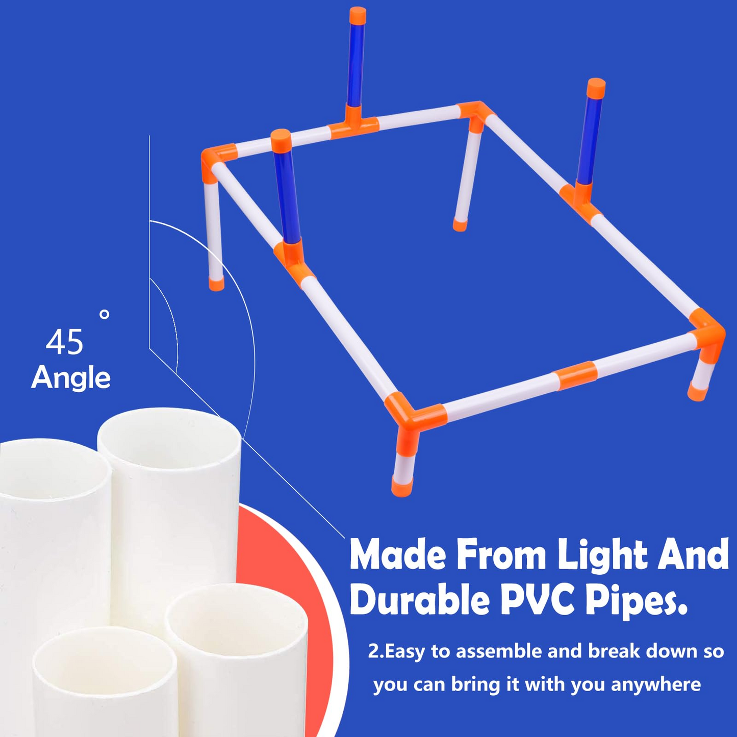 2-in-1 Outdoor Toss Game, Portable Cornhole Throwing Circle Ferrule Board Set, Safe for Ages 3+