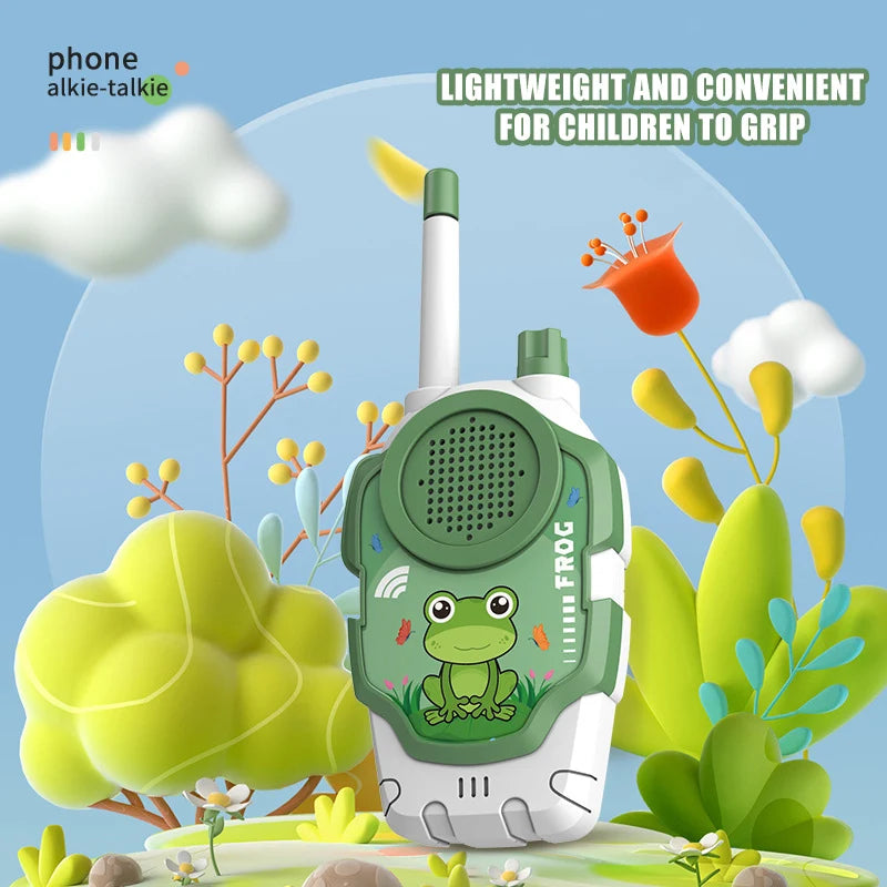 2PCS Talkie Walkie Toy, Creative Role-Play, Social Interaction & Screen-Free Fun, Safe for Kids 3+