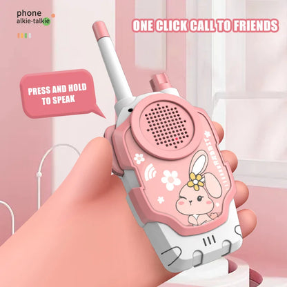 2PCS Talkie Walkie Toy, Creative Role-Play, Social Interaction & Screen-Free Fun, Safe for Kids 3+
