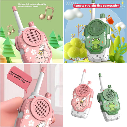 2PCS Talkie Walkie Toy, Creative Role-Play, Social Interaction & Screen-Free Fun, Safe for Kids 3+