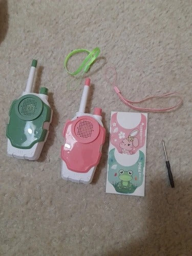 2PCS Talkie Walkie Toy, Creative Role-Play, Social Interaction & Screen-Free Fun, Safe for Kids 3+