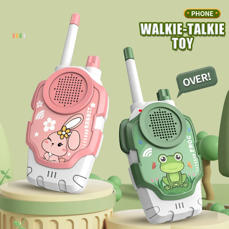 2PCS Talkie Walkie Toy, Creative Role-Play, Social Interaction & Screen-Free Fun, Safe for Kids 3+