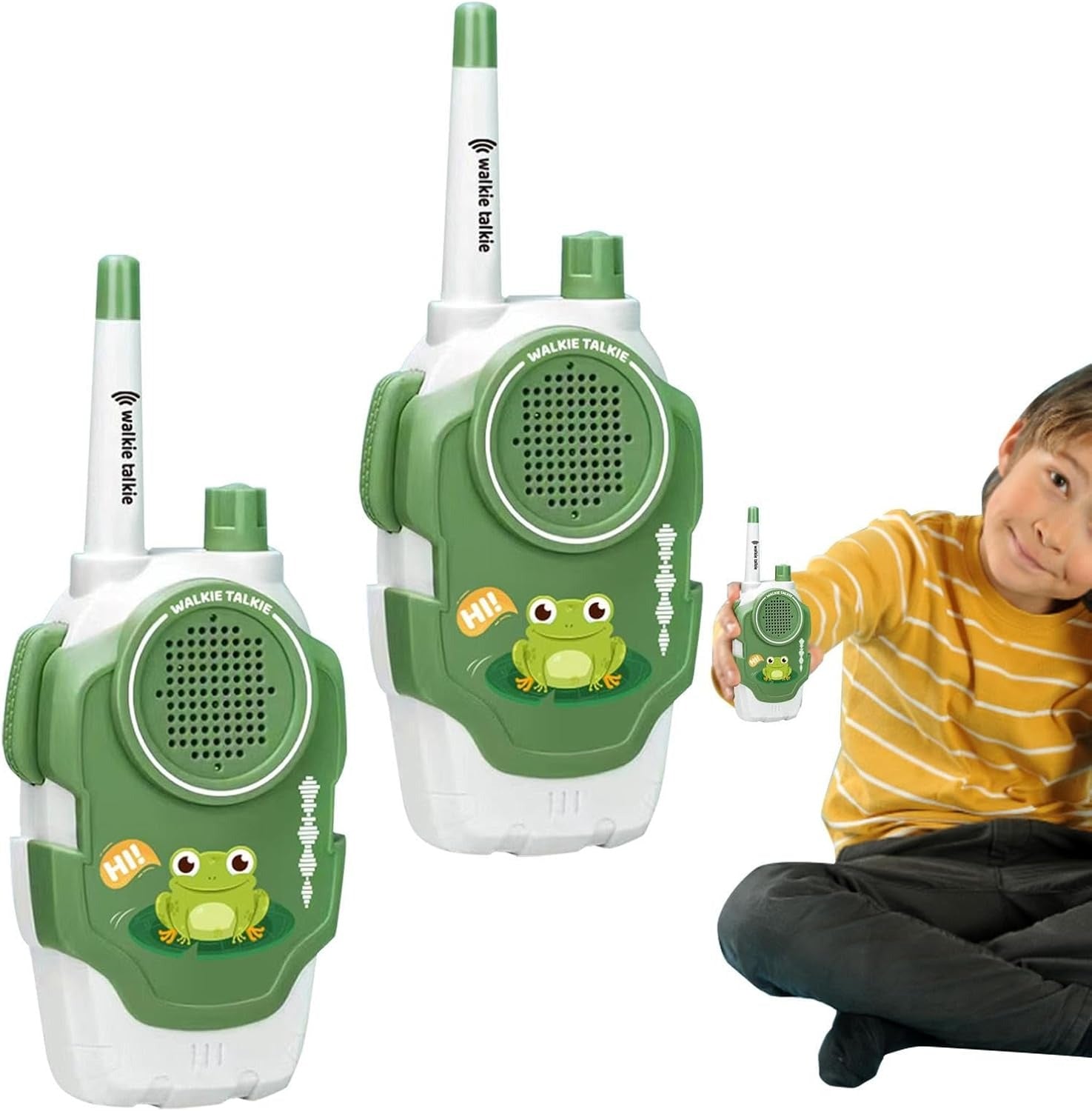 2PCS Talkie Walkie Toy, Creative Role-Play, Social Interaction & Screen-Free Fun, Safe for Kids 3+