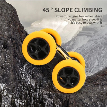 2,4G Remote Control Stunt Car with 360° Rotation, Double Sided Driving, Safe for Ages 6+