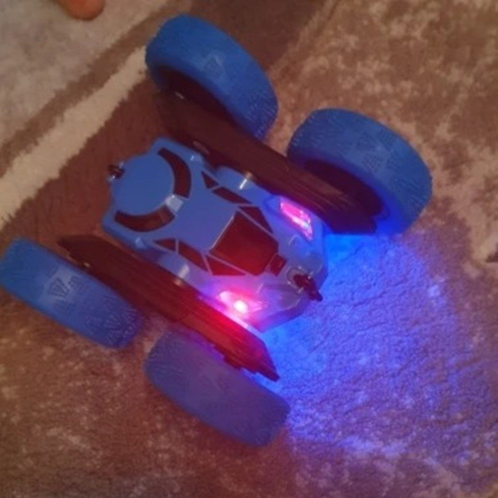 2,4G Remote Control Stunt Car with 360° Rotation, Double Sided Driving, Safe for Ages 6+