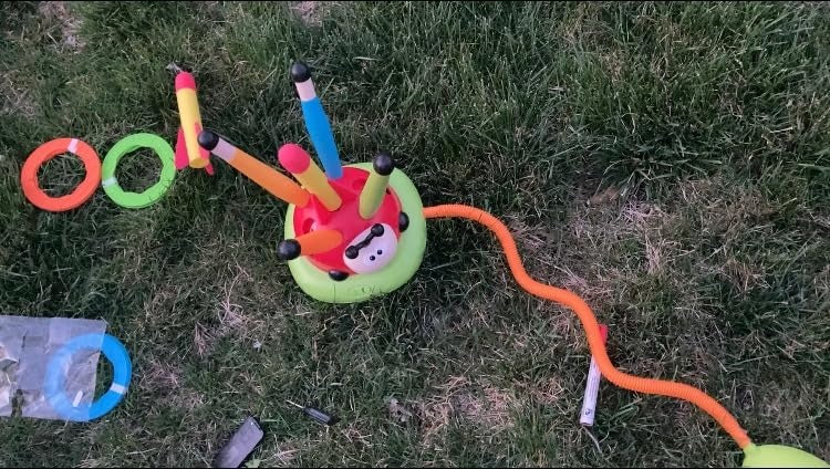 3-in-1 Active Play Toy – Jump, Ring Toss & Rocket Launch with Musical & Remote-Controlled, Easy to Assemble, Safe for Ages 3+