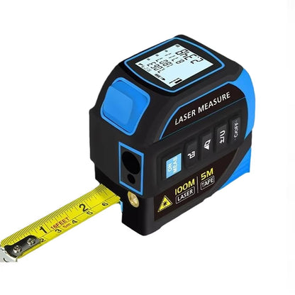 5-in-1 Digital Bluetooth Laser Tape Measure – Smart Electronic Measuring Tool with App Sync