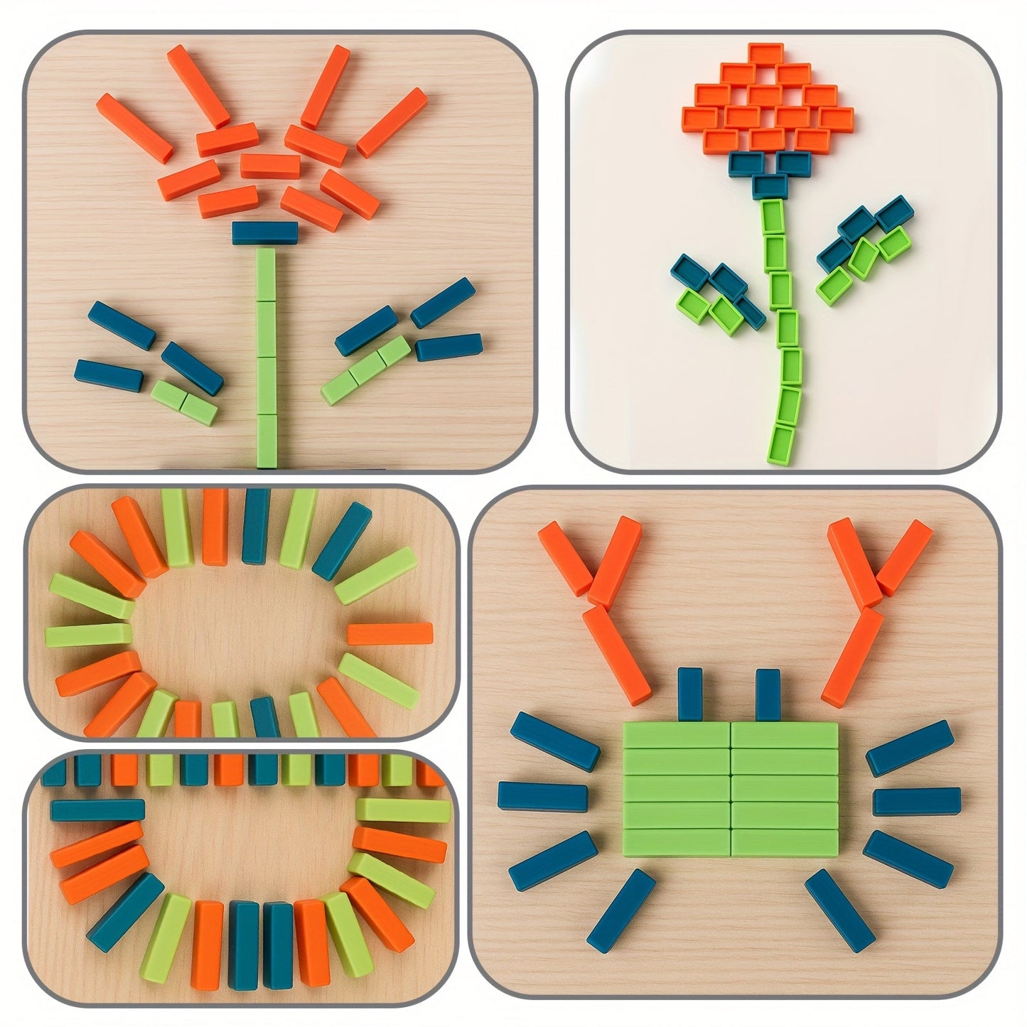 63 PCS Domino Train Toy Set with Sound & Light, Automatic Laying, Safe for Kids Ages 3+