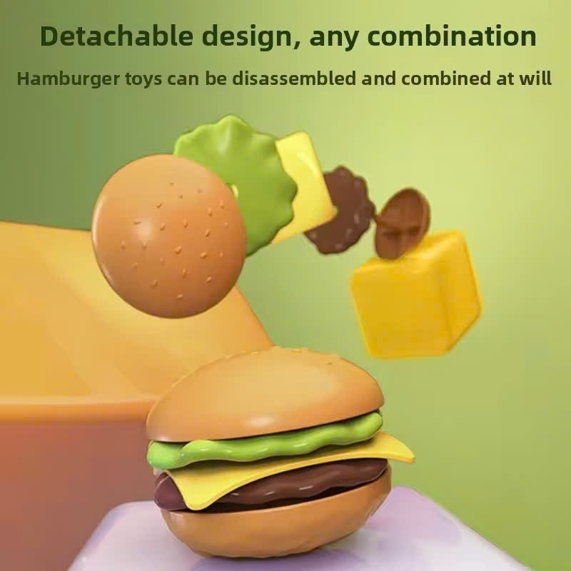 71 Pcs Kids Fast Food Playset Caterer Kitchen Toy Set with Cash Register & Drink Dispenser