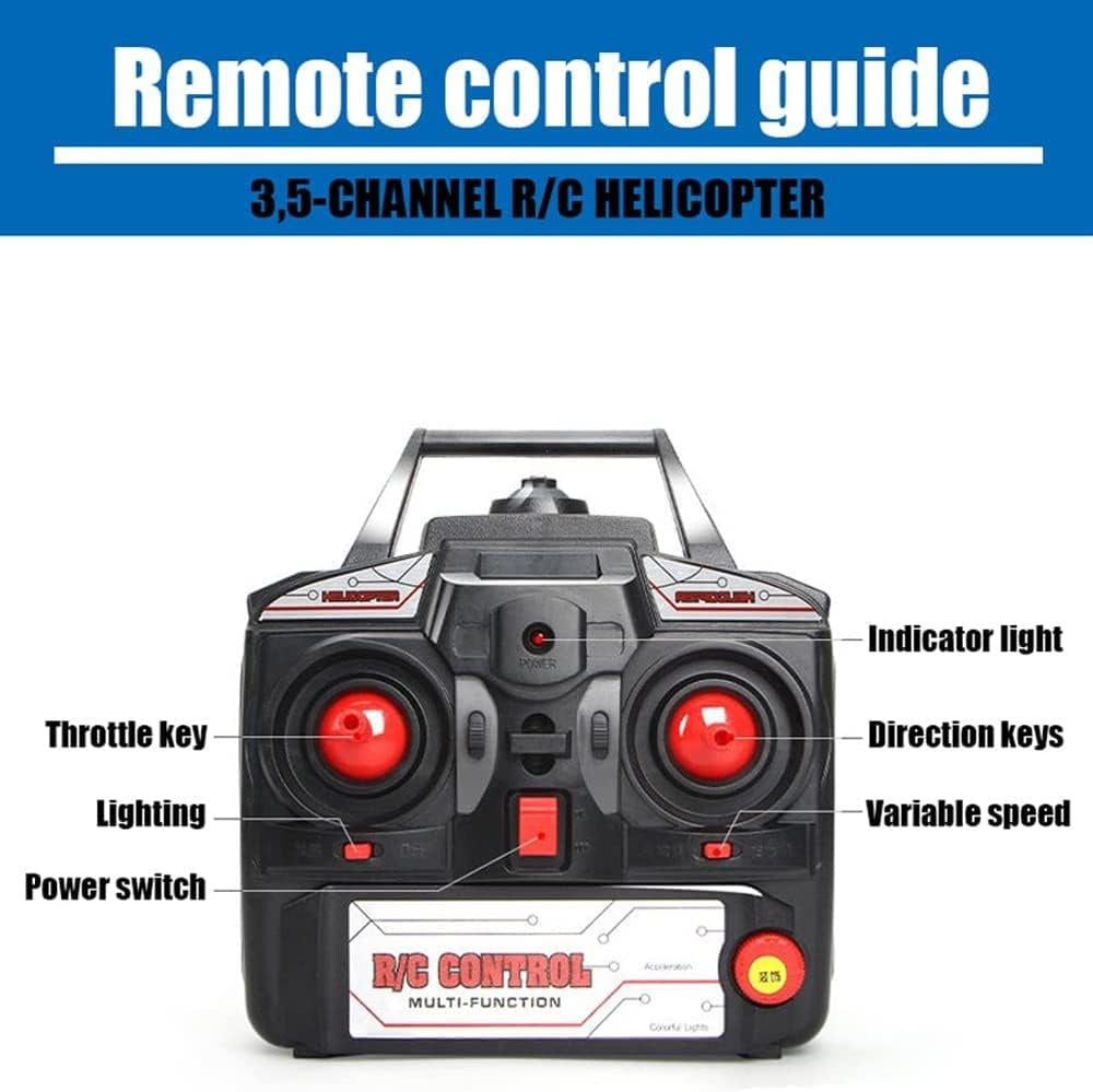 80cm Large Remote Control Helicopter with 2,4G Fall-resitant, Anti-wind, Rechargeble, Long flight-time, Safe for Ages 14+