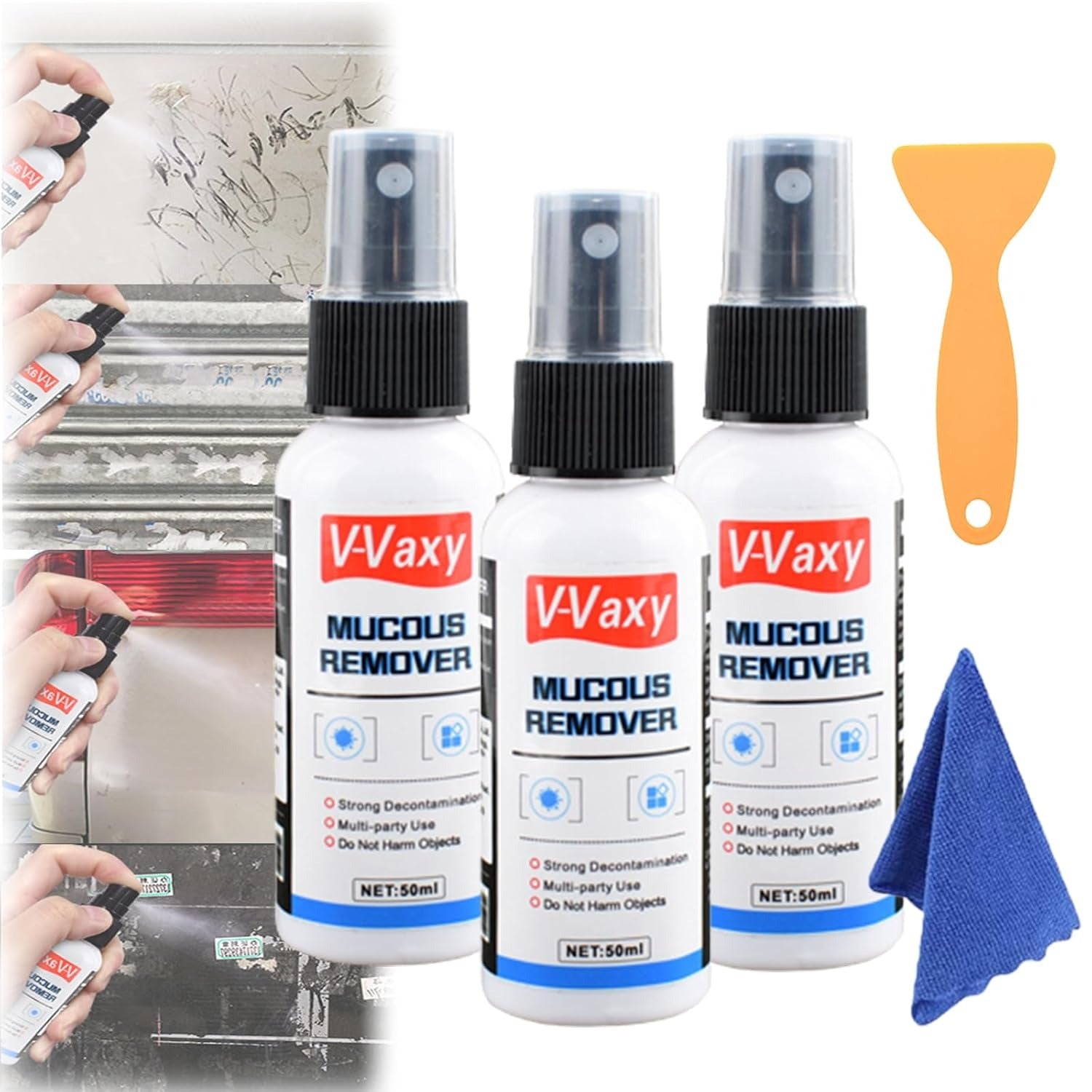 Adhesive Removal Cleaning Solution with Softens Sticky Substances, Safe on Surfaces and Pleasant Smell