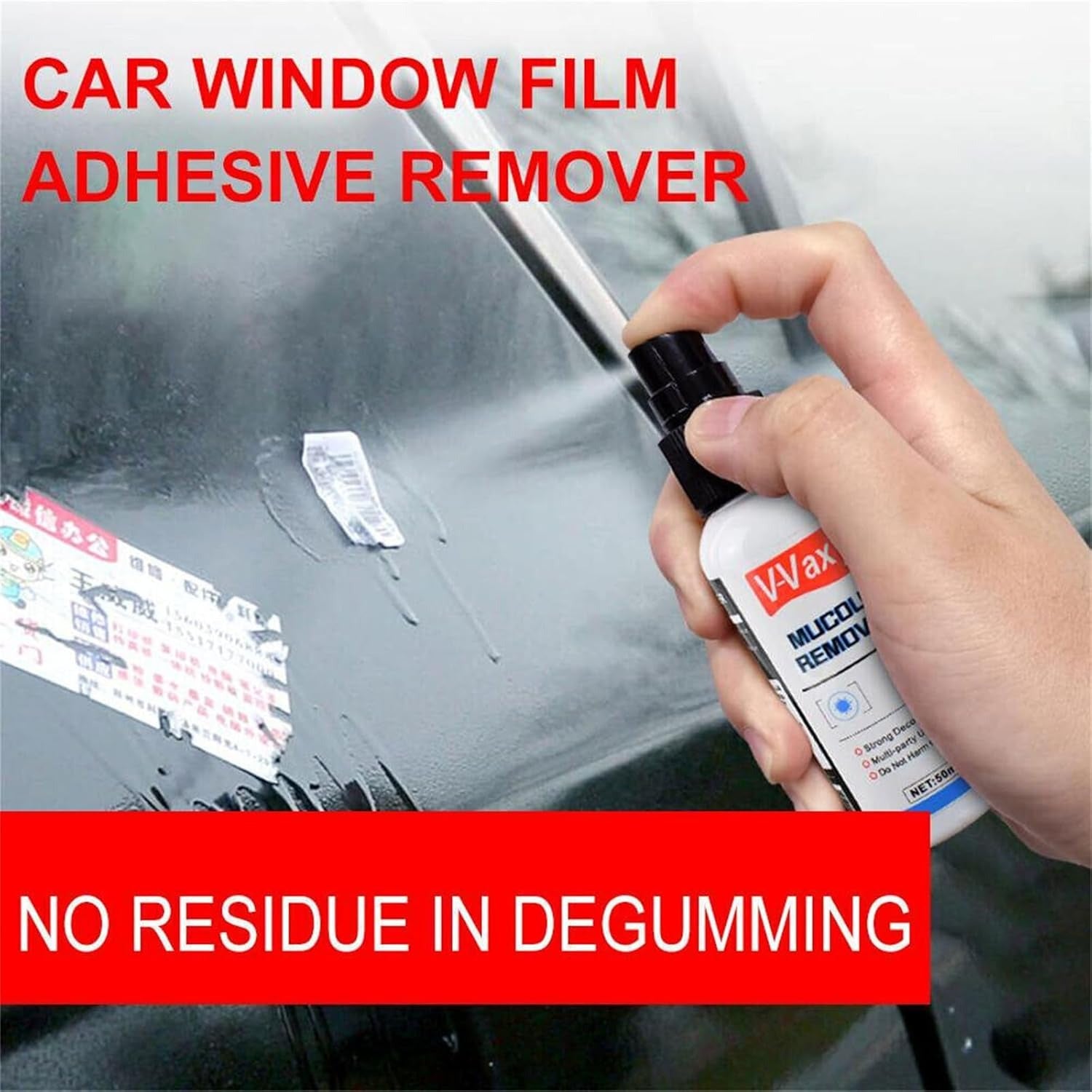 Adhesive Removal Cleaning Solution with Softens Sticky Substances, Safe on Surfaces and Pleasant Smell