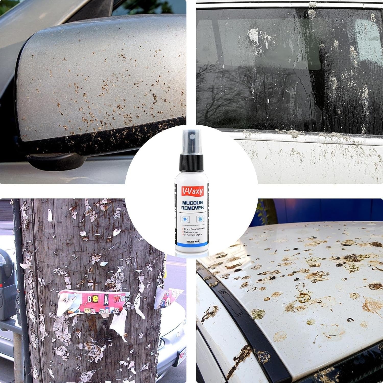 Adhesive Removal Cleaning Solution with Softens Sticky Substances, Safe on Surfaces and Pleasant Smell