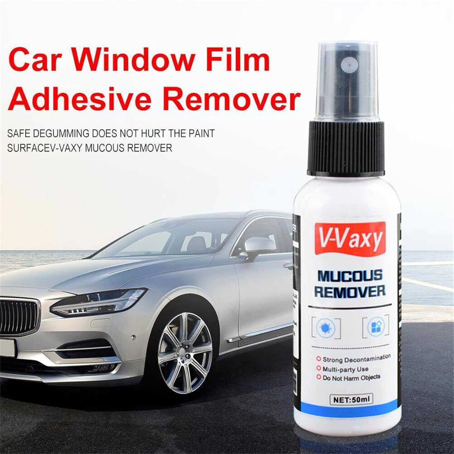 Adhesive Removal Cleaning Solution with Softens Sticky Substances, Safe on Surfaces and Pleasant Smell