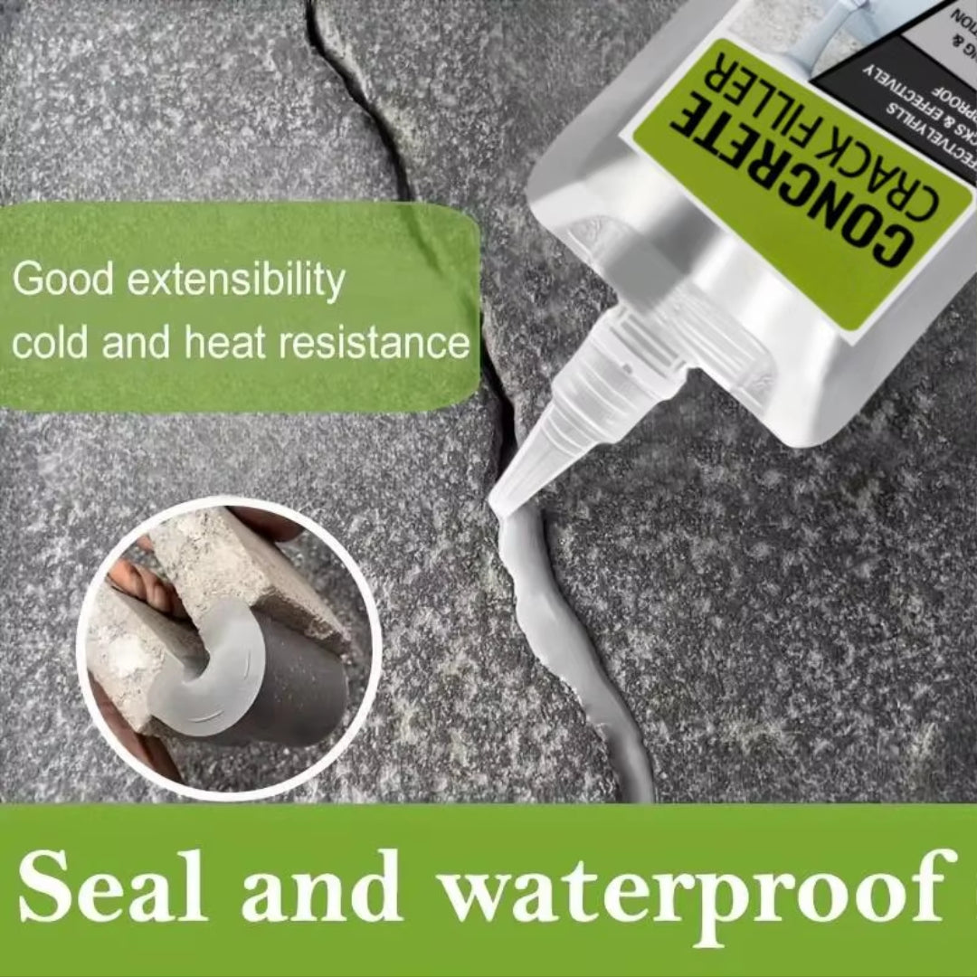 All-Surface Waterproof Crack Filler – Quick-Drying, Self-Leveling for Walls, Roofs, Floors, and Outdoor Tiles