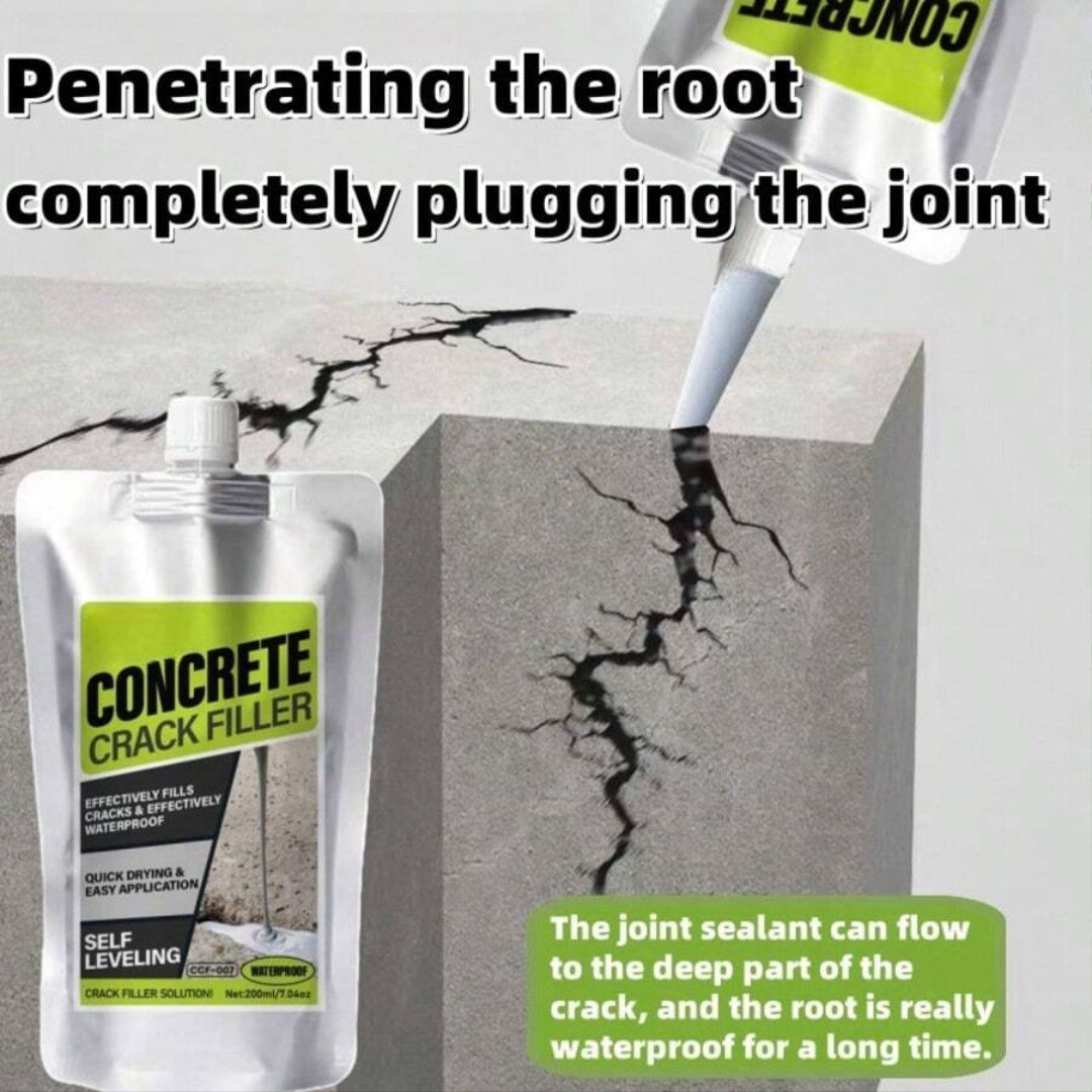 All-Surface Waterproof Crack Filler – Quick-Drying, Self-Leveling for Walls, Roofs, Floors, and Outdoor Tiles