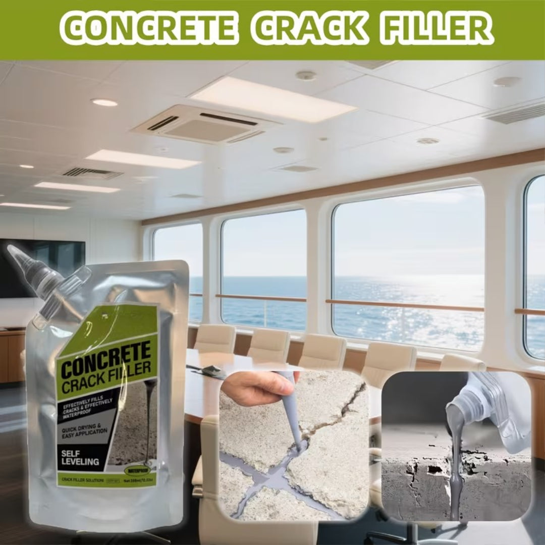 All-Surface Waterproof Crack Filler – Quick-Drying, Self-Leveling for Walls, Roofs, Floors, and Outdoor Tiles