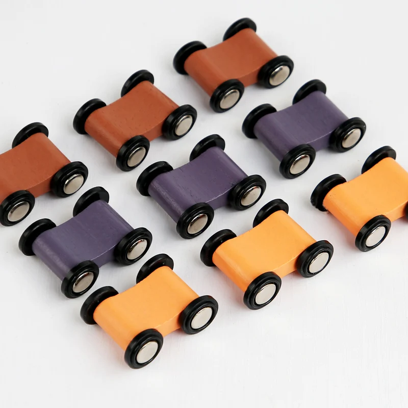 Animals Wooden Car Ramp Racer Toy, Zig Slide, Educational Game, Safe for Ages 1+