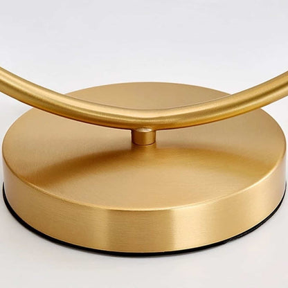 Brass LED Wall Light – Round Ring Design for Bedroom