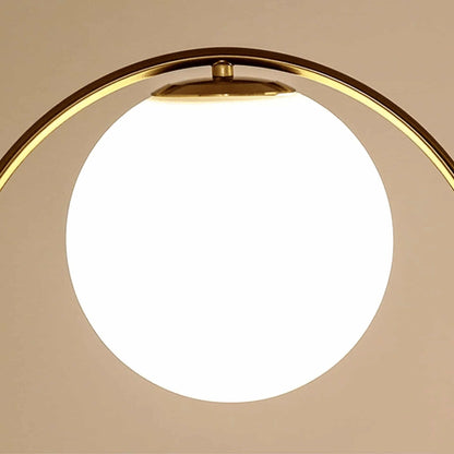 Brass LED Wall Light – Round Ring Design for Bedroom