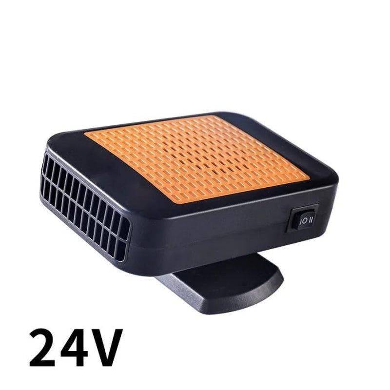Car Heater, 12V/24v 200W Car Heater 2 in 1 Heating Fan Defroster Demister Car Amplifier Cooling Fans