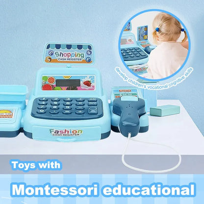 Cash Register Toy with Lights & Sounds, Electronic Gameplay, Safe for Ages 3+
