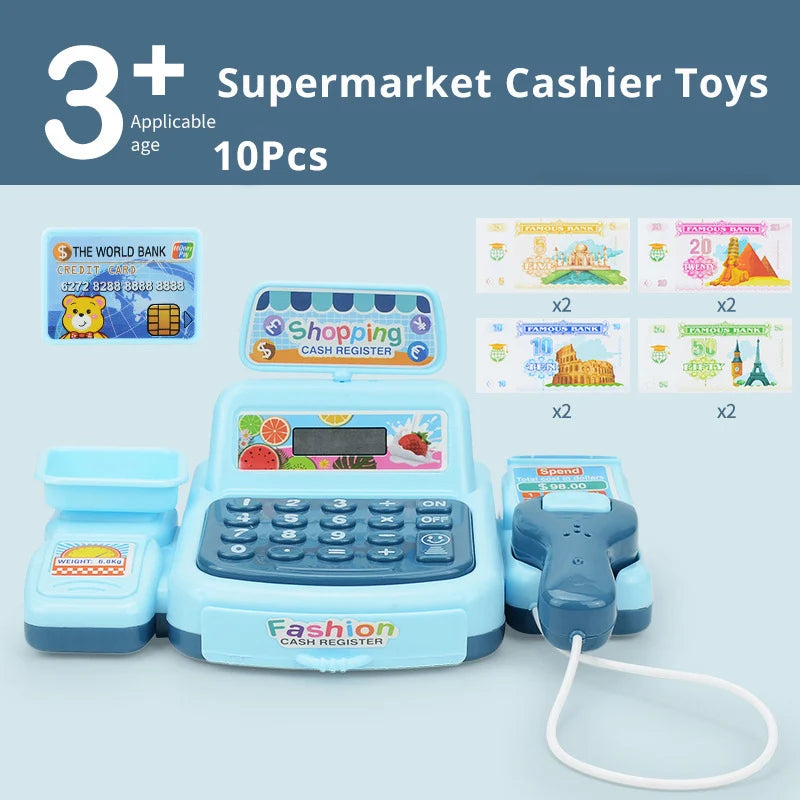 Cash Register Toy with Lights & Sounds, Electronic Gameplay, Safe for Ages 3+