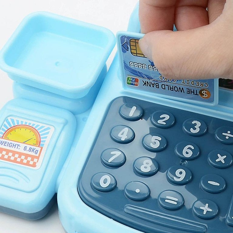 Cash Register Toy with Lights & Sounds, Electronic Gameplay, Safe for Ages 3+