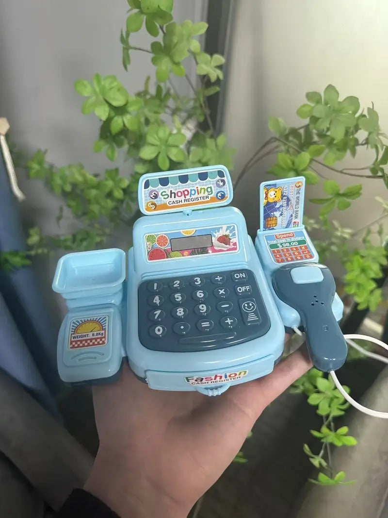 Cash Register Toy with Lights & Sounds, Electronic Gameplay, Safe for Ages 3+