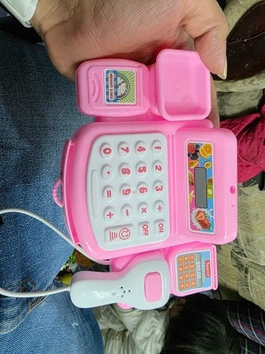 Cash Register Toy with Lights & Sounds, Electronic Gameplay, Safe for Ages 3+