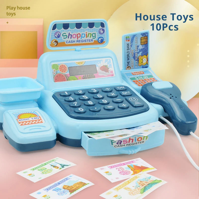 Cash Register Toy with Lights & Sounds, Electronic Gameplay, Safe for Ages 3+