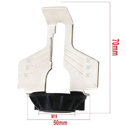 Chainsaw Sharpening Tool with 3 Polishing Bits and a Ruler, Featuring High-Speed Steel Grinding Heads