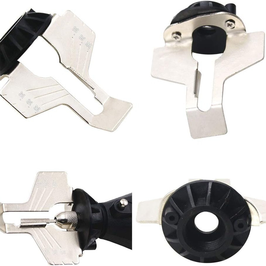 Chainsaw Sharpening Tool with 3 Polishing Bits and a Ruler, Featuring High-Speed Steel Grinding Heads