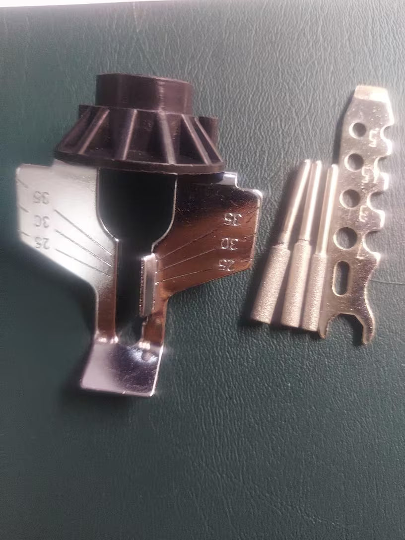 Chainsaw Sharpening Tool with 3 Polishing Bits and a Ruler, Featuring High-Speed Steel Grinding Heads