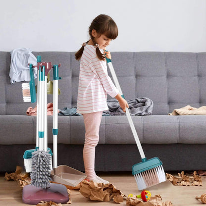 Cleaner Tool Toy with Hanging Rack, Easy to Assemble and Disassemble, Safe for Ages 3