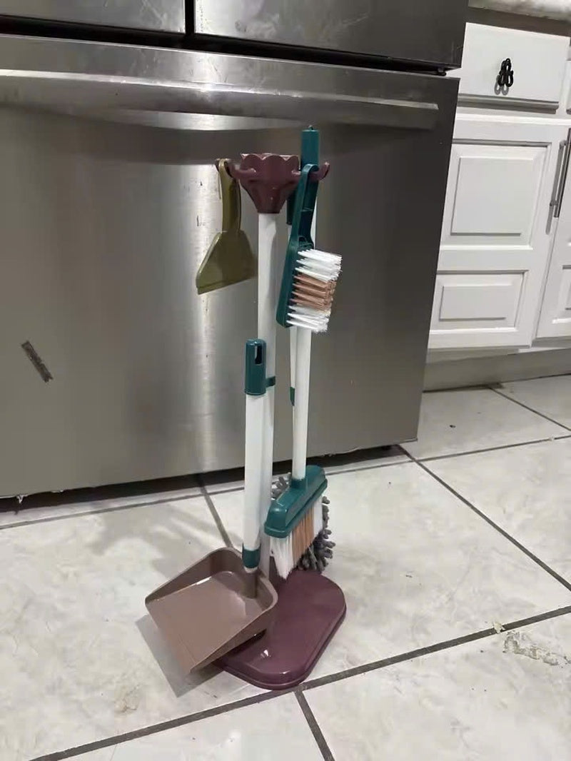 Cleaner Tool Toy with Hanging Rack, Easy to Assemble and Disassemble, Safe for Ages 3