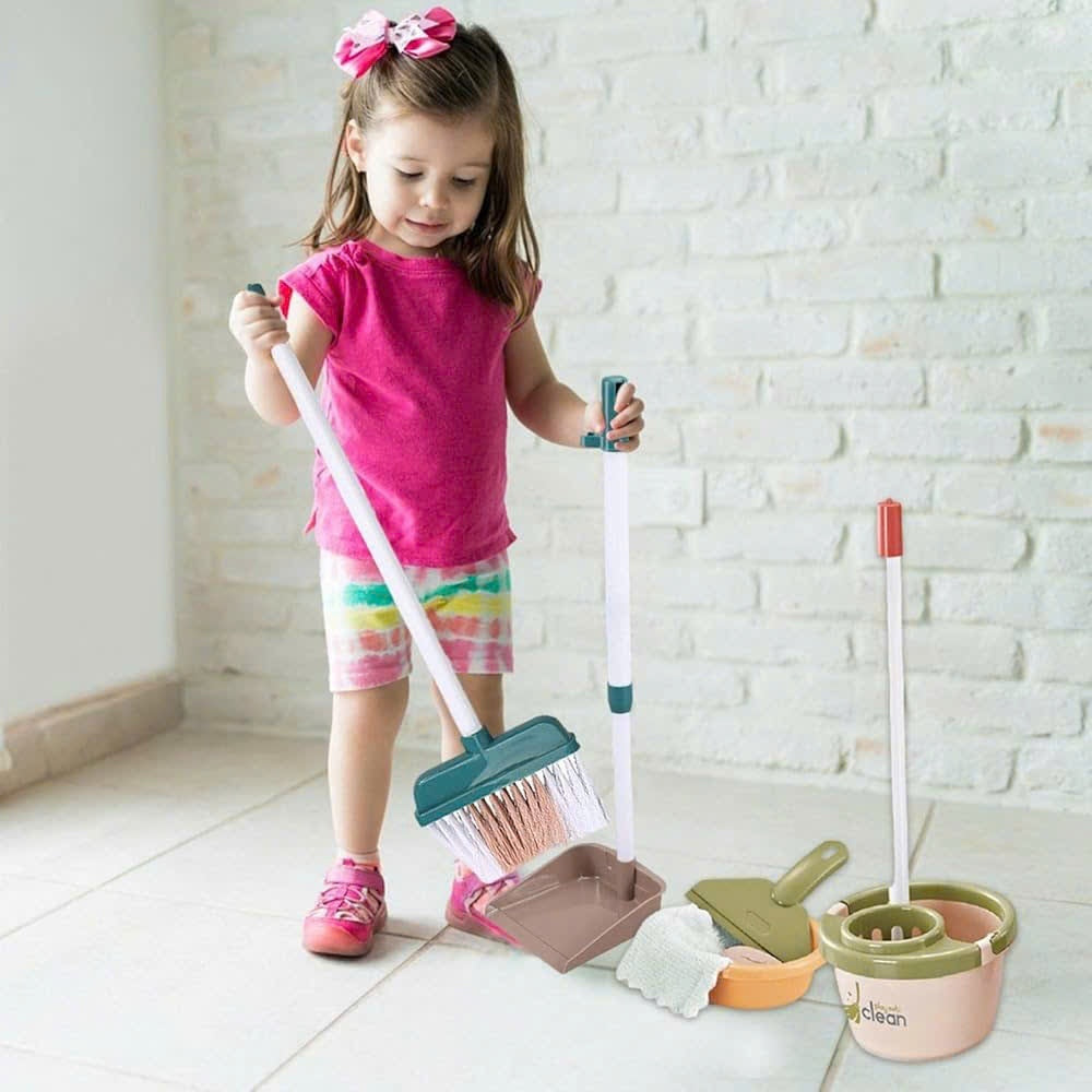 Cleaner Tool Toy with Hanging Rack, Easy to Assemble and Disassemble, Safe for Ages 3